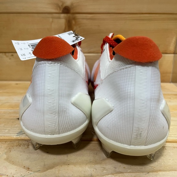 New Adidas Adizero ELECTRIC SPEED FOOTBALL CLEATS White Orange IE4424 Mens 13.5 - Picture 5 of 7